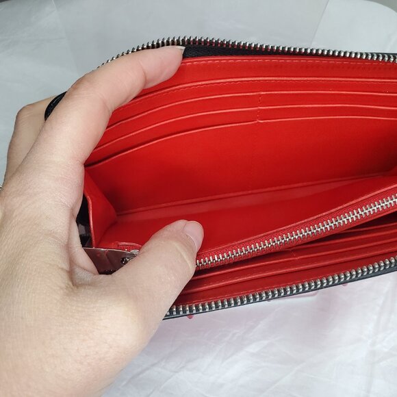 Christian Louboutin Panettone logo studs Zip Around Long Wallet - Picture 10 of 13